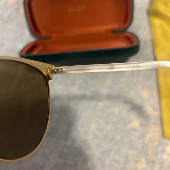 Gucci Grey and Gold Frames - Picture 7 of 7